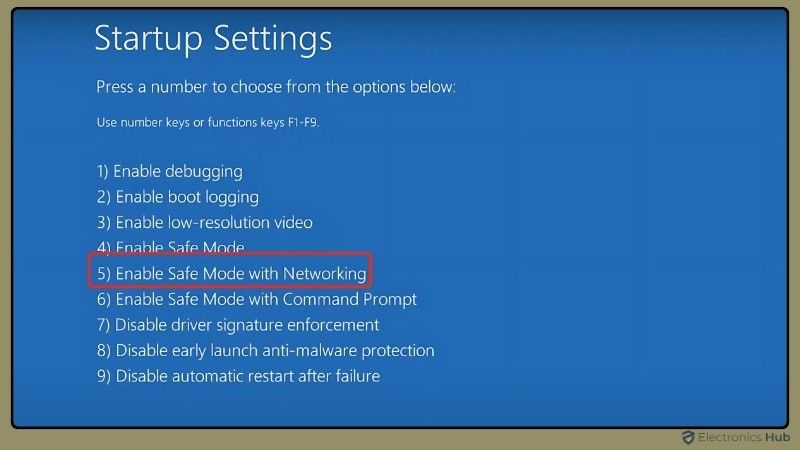 Safe Mode with Networking-what safe mode with networking