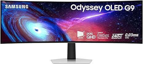 Samsung 49 Odyssey G93SC Series OLED Curved Gaming Monitor