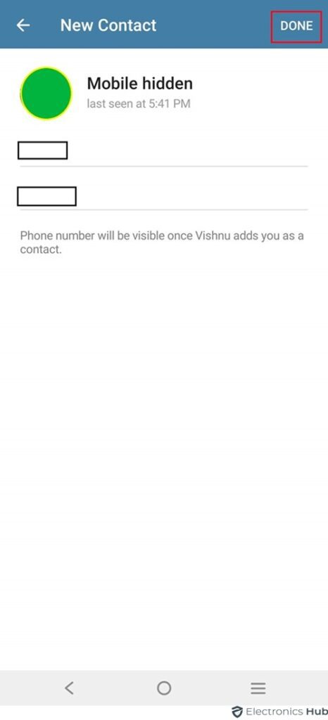 Save to Contact Android-telegram add friend