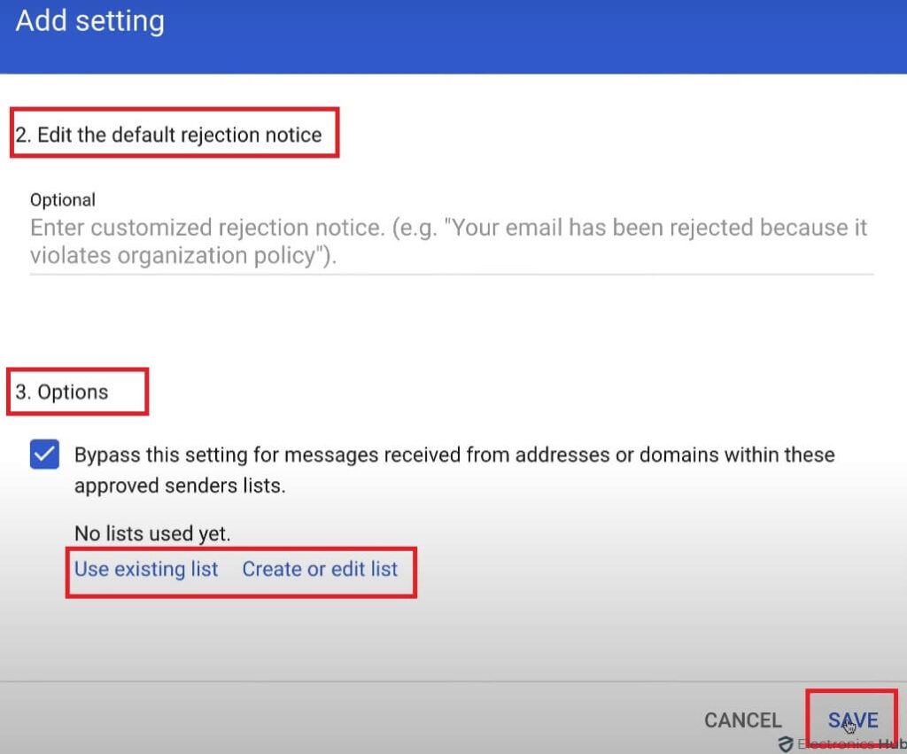 Saving Configuration - Configure Gmail Spam Filter
