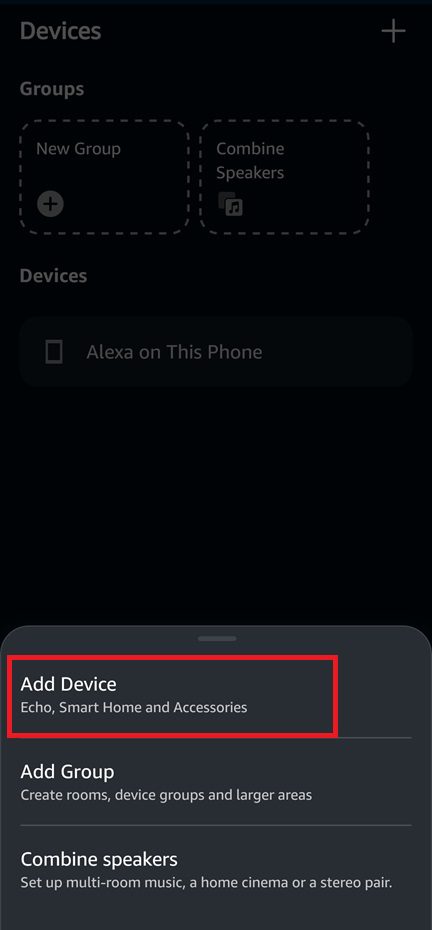 Select Add Device