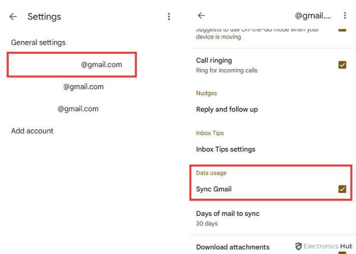 Uncheck and Gmail Sync - Gmail's Queued Status