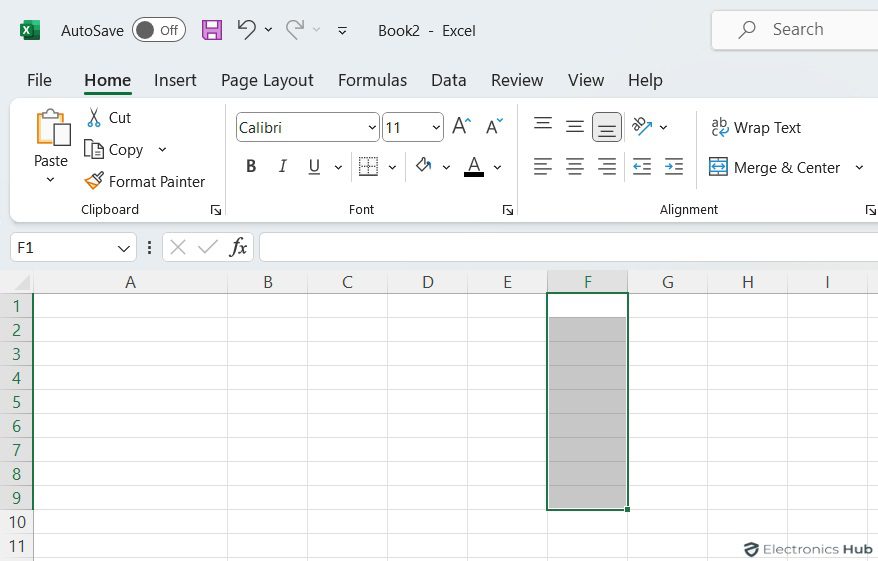 Select the cells - Create drop down in excel