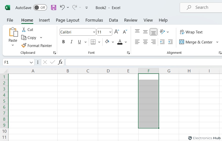 Select the cells - Create drop down in excel