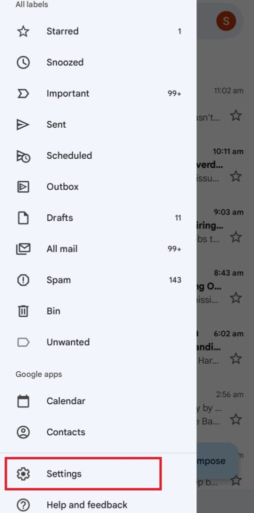 how to delete labels from gmail