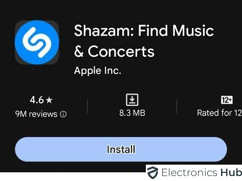 Shazam-identify music in youtube