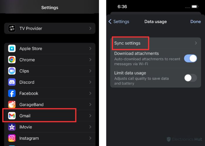 Sync Data Usage Gmail With Iphone
