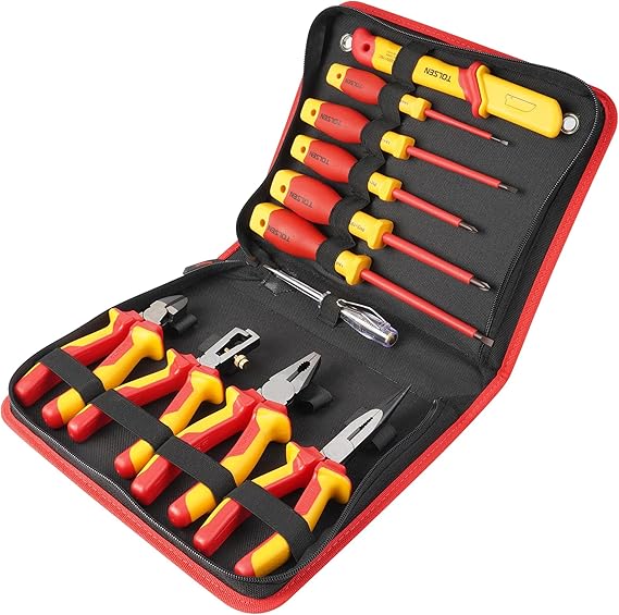 TOLSEN Insulated Electrician Tool Set