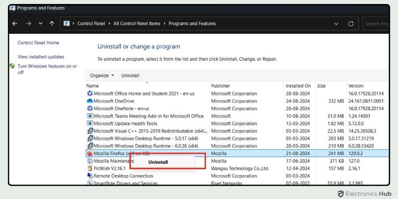 Uninstall the Program-why is file explorer so slow