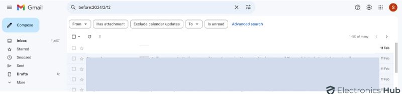 before date operator - Date Search in Gmail