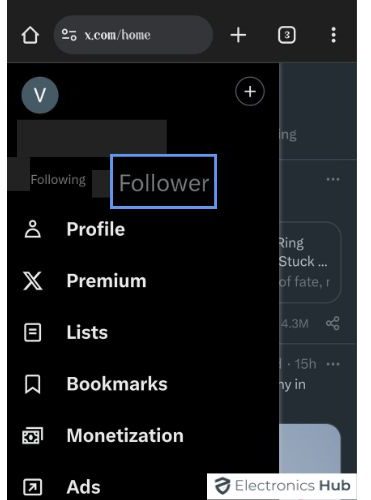 View Followers-stop someone following you on twitter