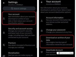 How To Archive Your Twitter (X) Posts - ElectronicsHub