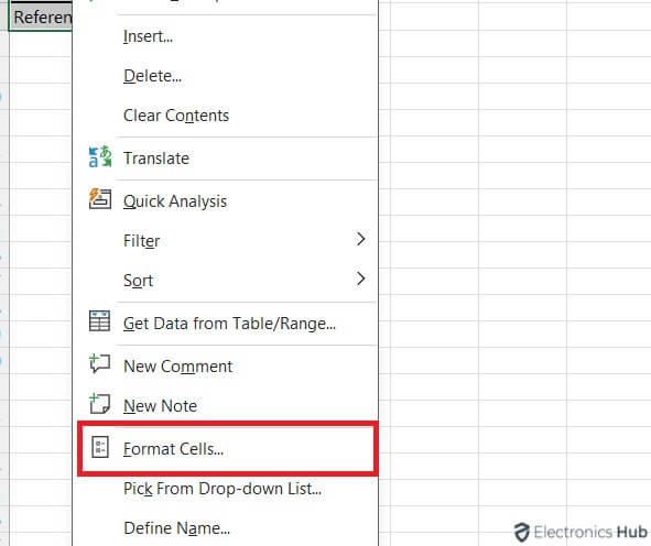 choose Format Cells - Strikethrogh in excel