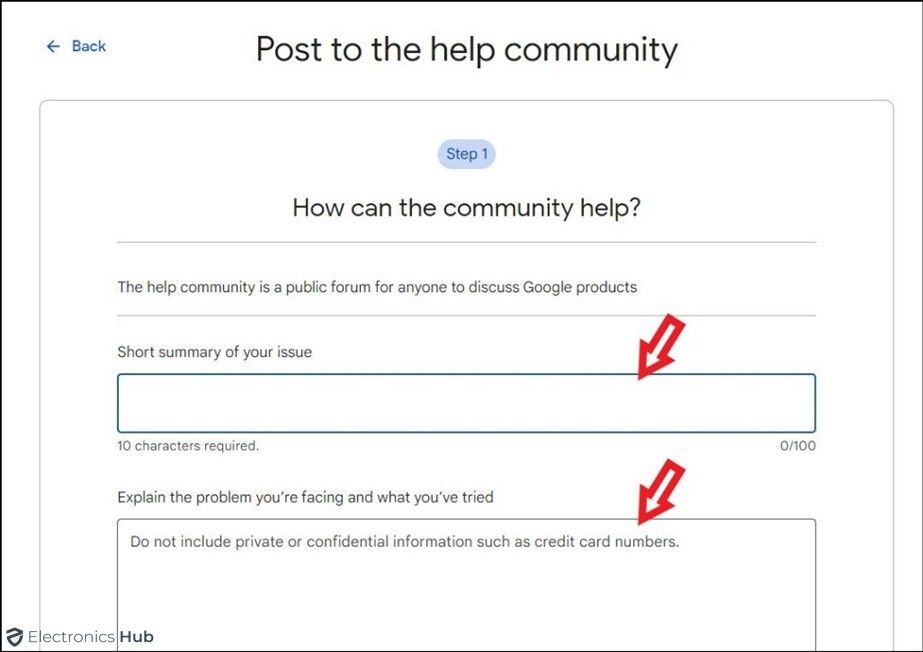 compose message-how to contact gmail support