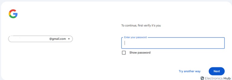 current Gmail password-Change or reset password
