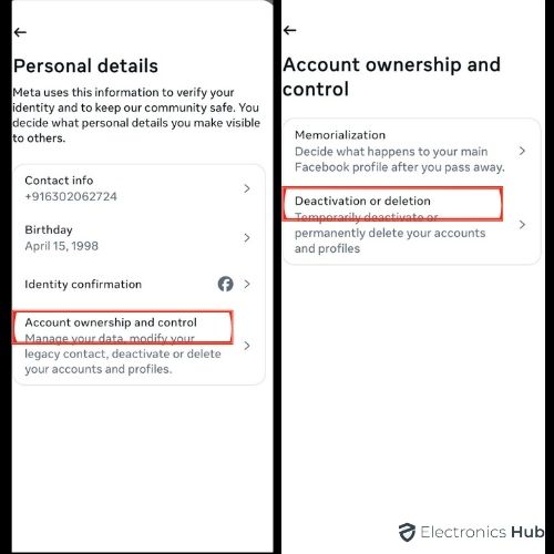 deactivation or deletion-facebook deactivate