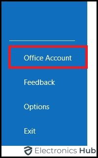 office account option-reset view outlook