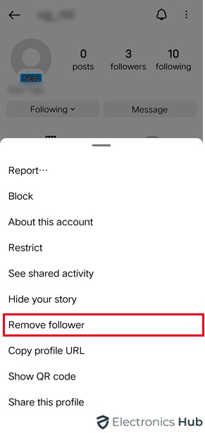 remove follower option - delete mass follower on Instagram