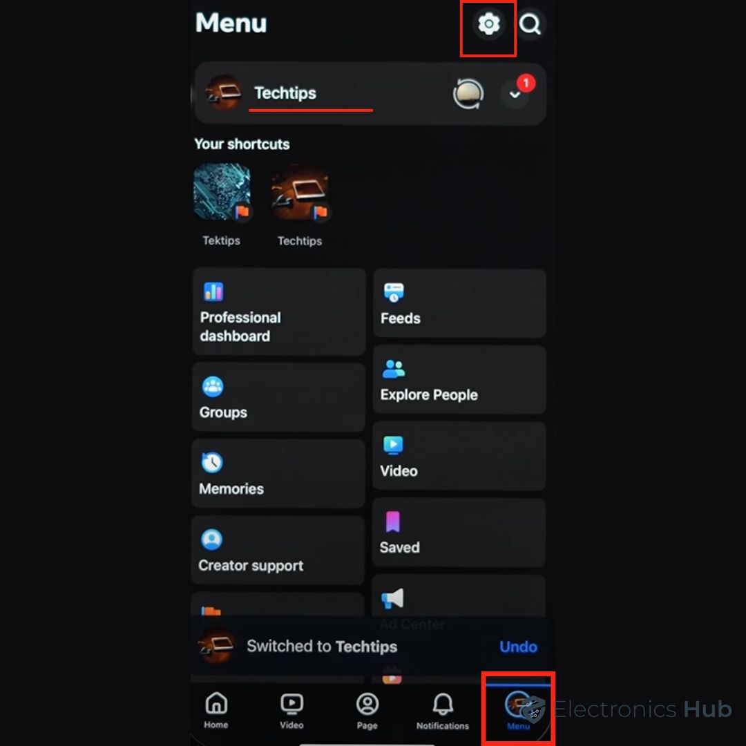 settings-how to delete fb account
