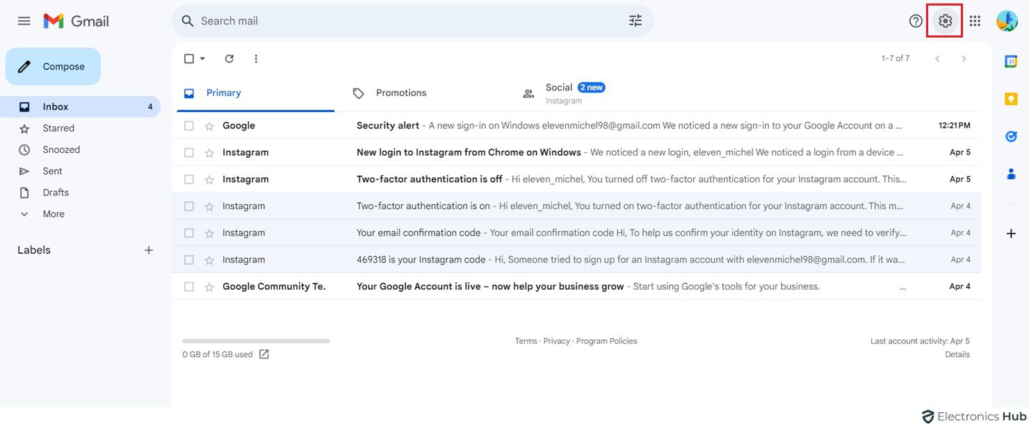 themes - change gmail background